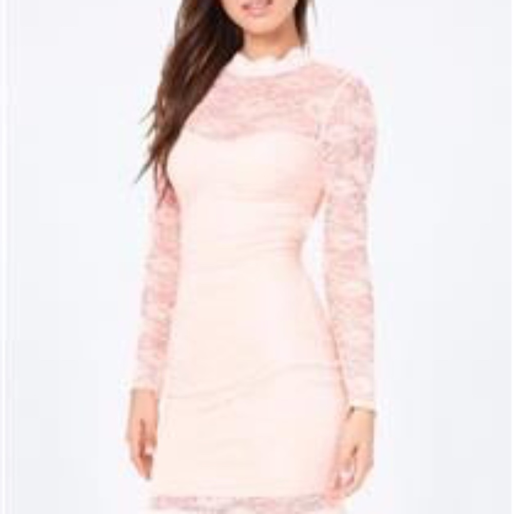Bebe mock neck dress